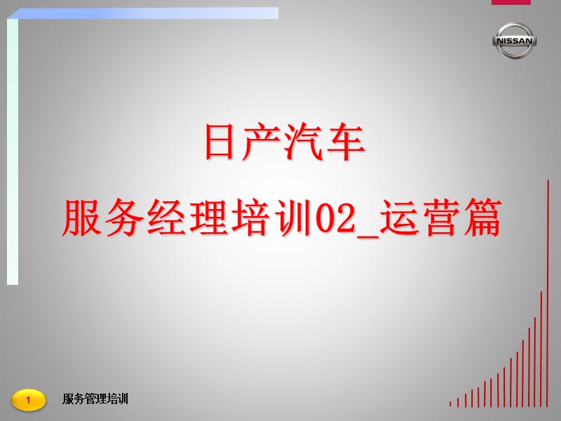 日产汽车-服务经理培训02_运营篇(106页).ppt_第1页