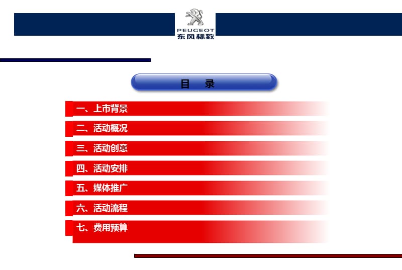 东风标致307and307Cross上市发布会营销策划案（精品推荐） .ppt_第3页