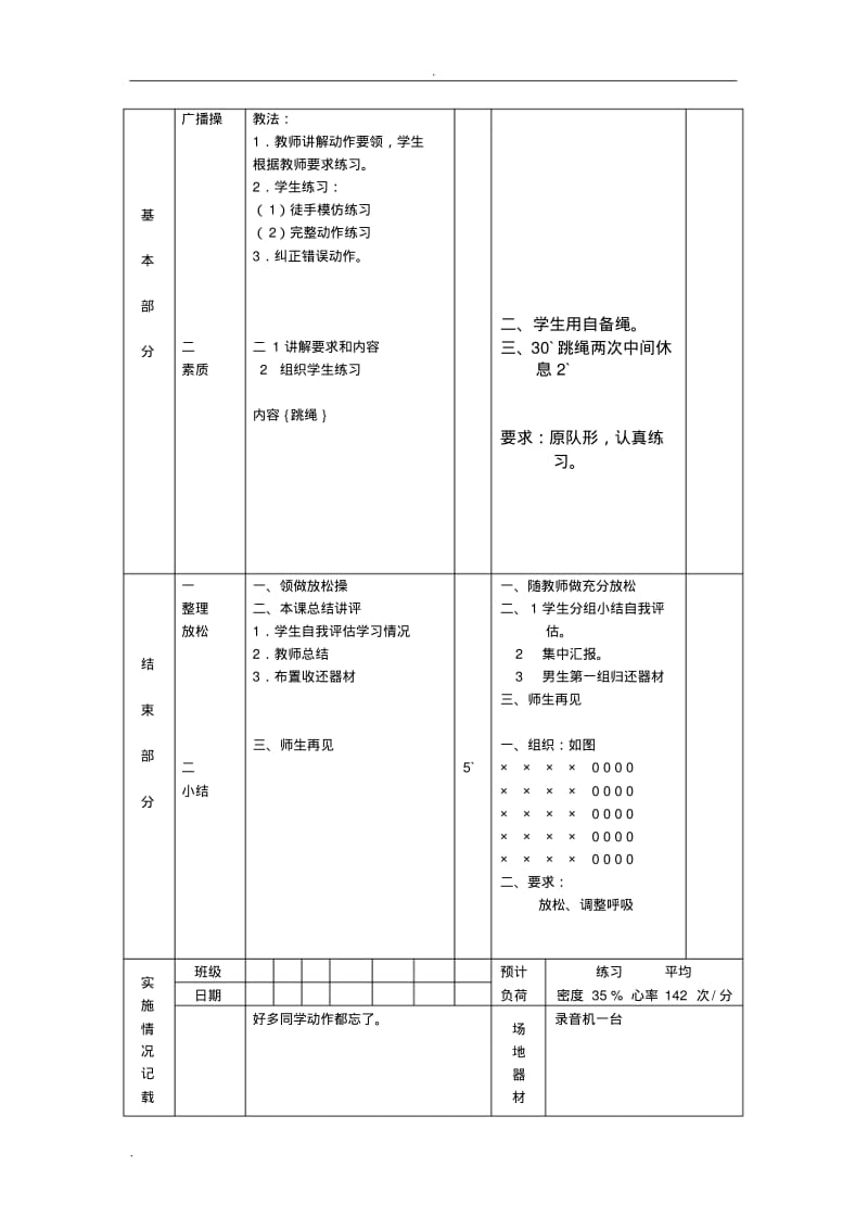 初中八年级全套体育教案(共36课).pdf_第2页