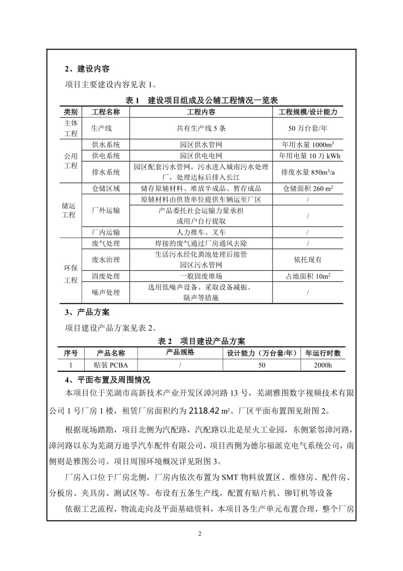 模版环境影响评价全本芜湖东创电子科技有限公司芜湖东创电子科技有限公司产贴装 PCBA50 万台套项目环境影响评价报告全本.pdf_第3页