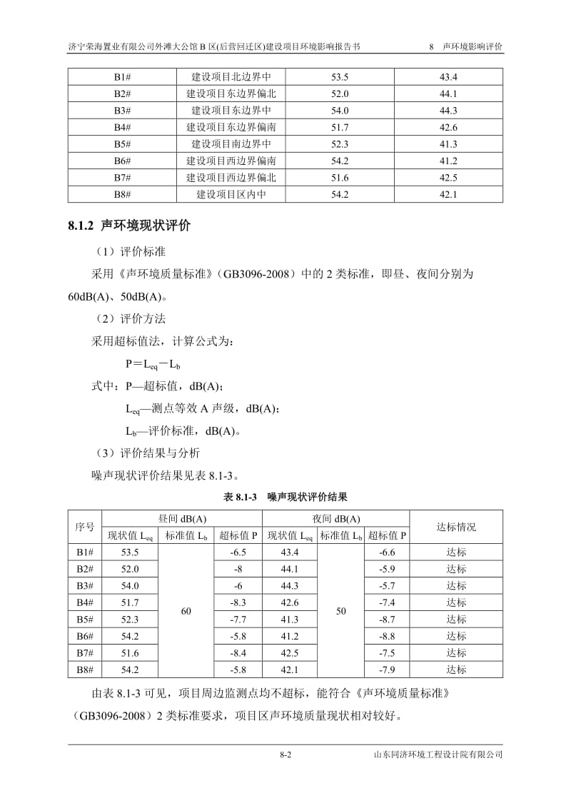 环境影响评价报告全本公示，简介：08 声环境影响评价.doc_第2页