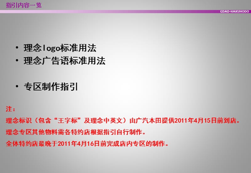 广汽理念S1特约店新车上市展区布置指引.ppt_第2页