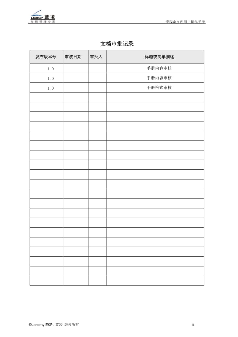 蓝凌标准产品流程定义库用户操作手册.doc_第3页