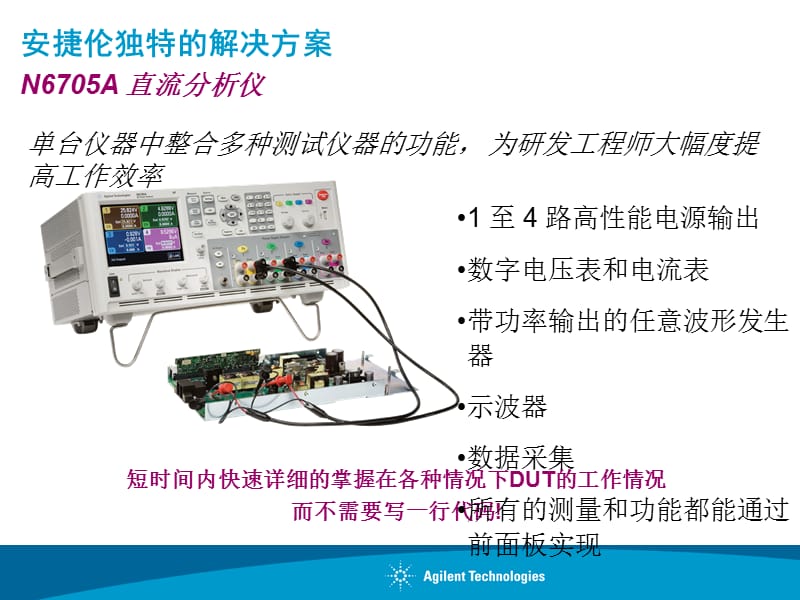 安捷伦直流分析仪N6705B在电压瞬变测试和低功耗分析中的应用.ppt_第3页