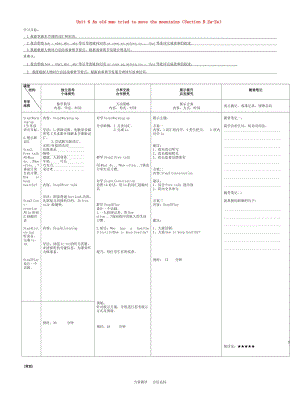 八级英语下册 Unit 6 An old man tried to move the mountains（Section B 2a-2e）导学案人教新目标版.doc