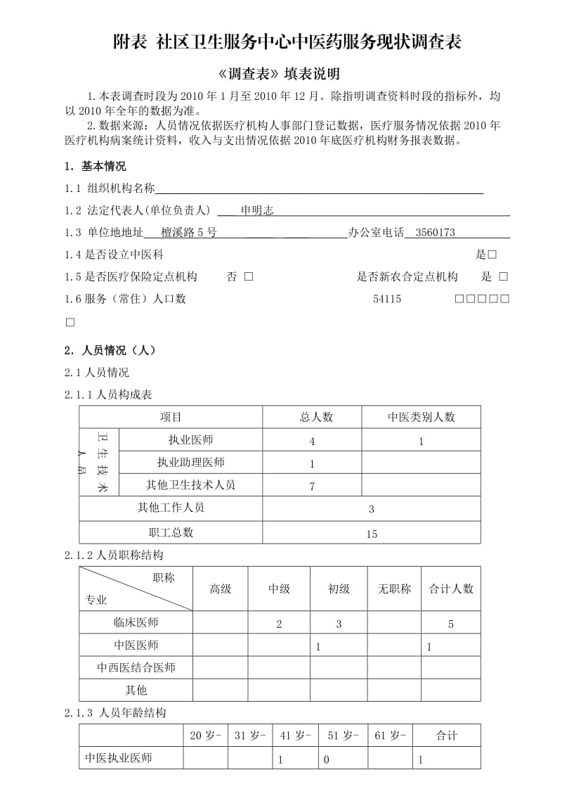 中医药现状调查表.doc_第1页