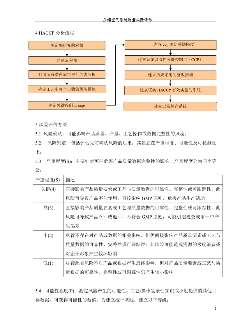 压缩空气系统质量风险评估(fmea四分制法).doc_第3页