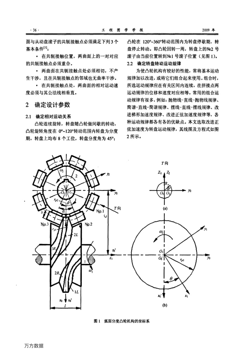 高精度弧面分度凸轮设计方法研究.pdf_第2页