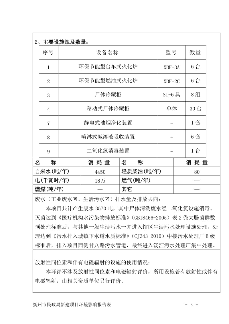 环境影响评价报告全本公示，简介：扬州市殡仪馆3172.doc.doc_第3页