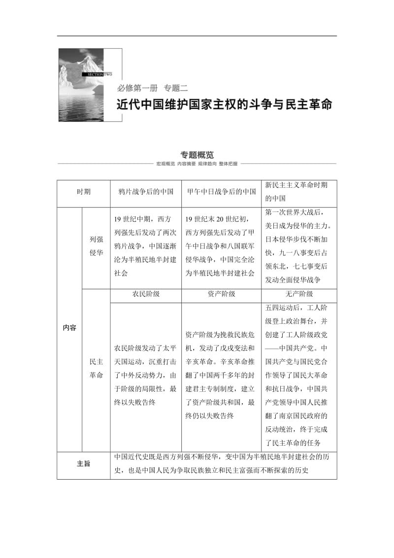 2019版高三历史人民版（江苏）《大一轮复习讲义》：必修第一册 专题2 第5讲列强入侵与民族危机和中国军民维护国家主权的斗争 Word版含答案.docx_第1页