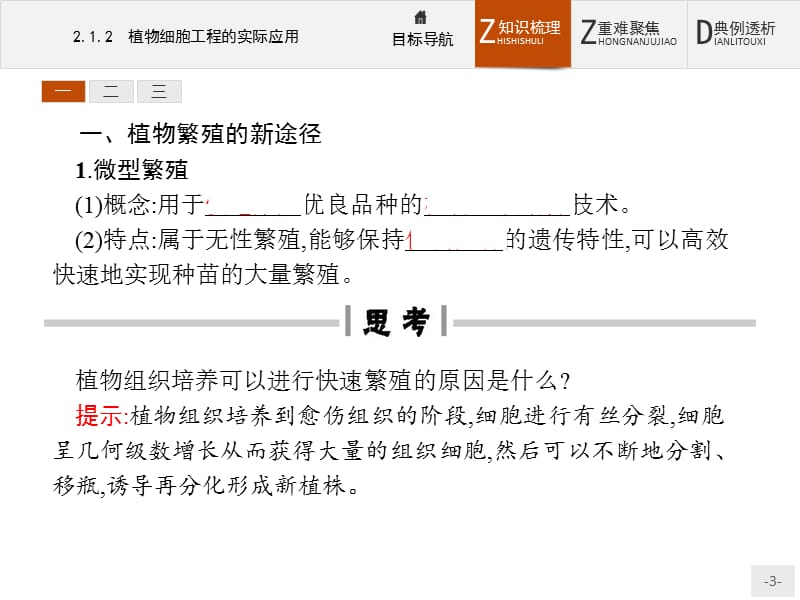 2019-2020学年高中生物人教版选修3课件：2.1.2植物细胞工程的实际应用 .pptx_第3页