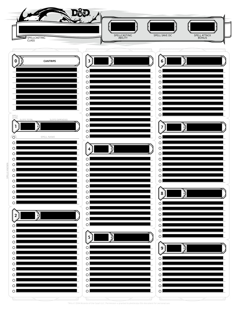 DnD_5E_CharacterSheet - Form Fillable.pdf_第3页