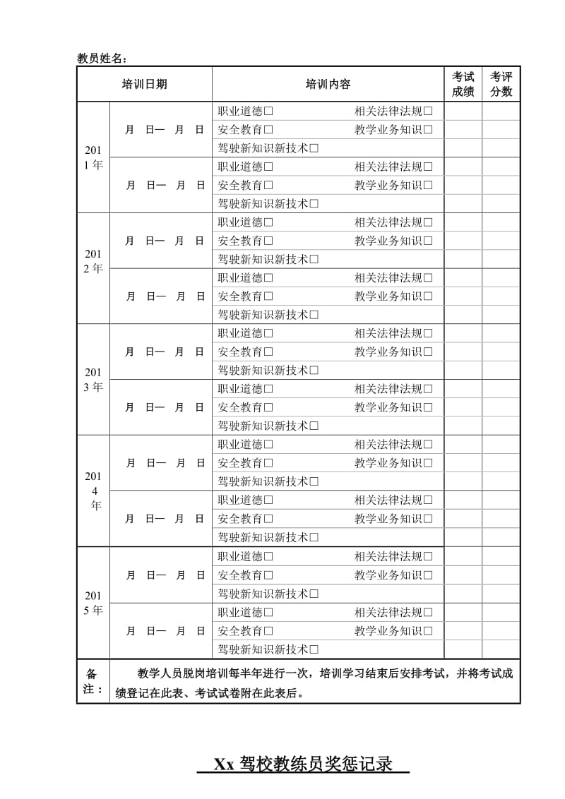 驾校教练员档案最新范本.doc_第3页