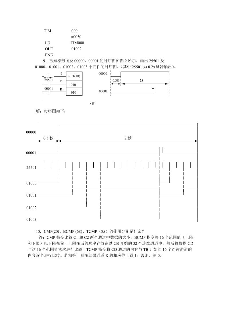 电大《机电控制与可编程控制器技术》习题分析与详解（三）小抄参考.doc_第3页