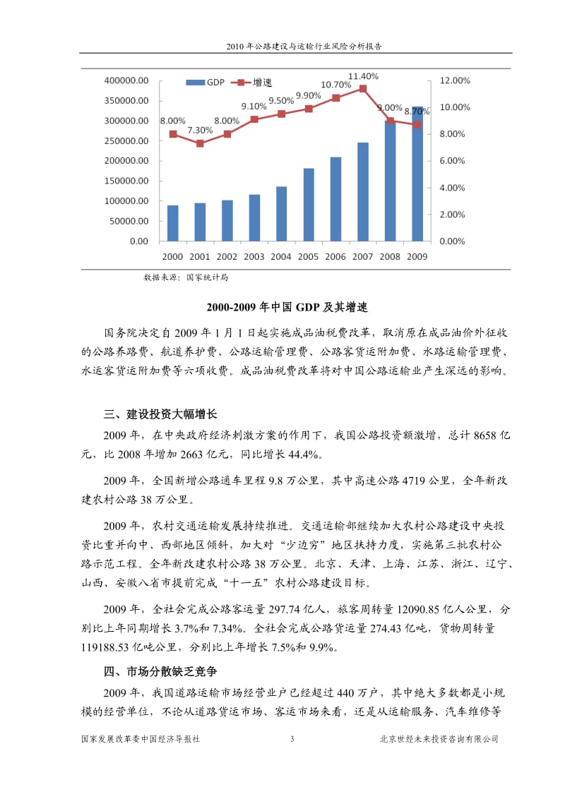 公路建设与运输行业风险分析报告.doc_第3页