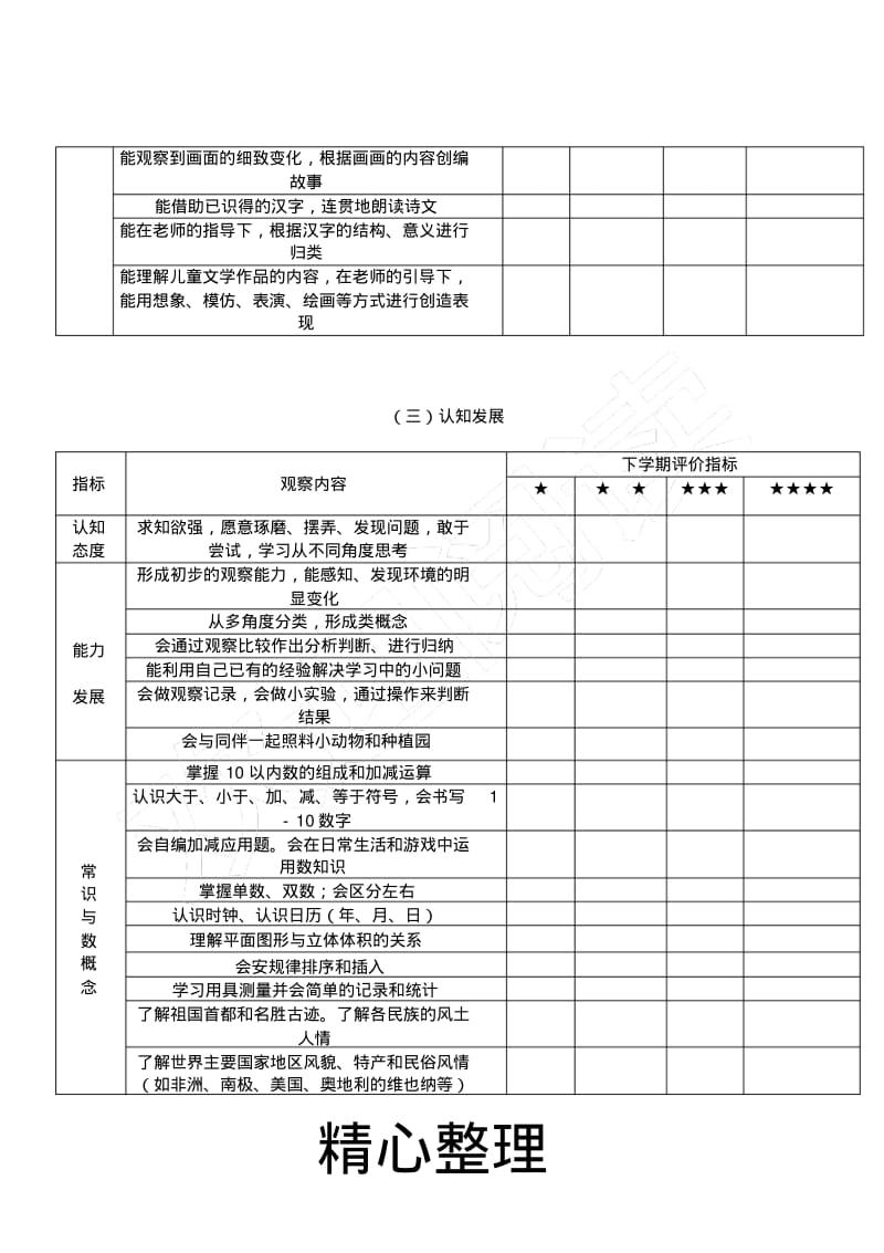 大班幼儿评价表格模板.pdf_第3页