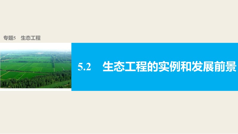 2019-2020学年高二生物人教版选修3课件：专题5 生态工程 5.2 .pdf_第1页