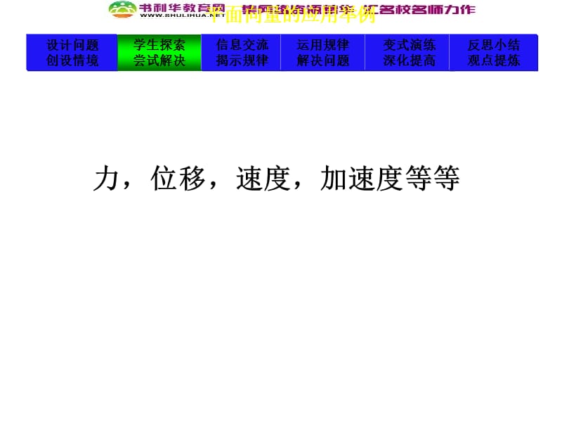 2019-2020学年数学高中人教A版必修4课件：2.5.2平面向量的应用举例 .ppt_第3页