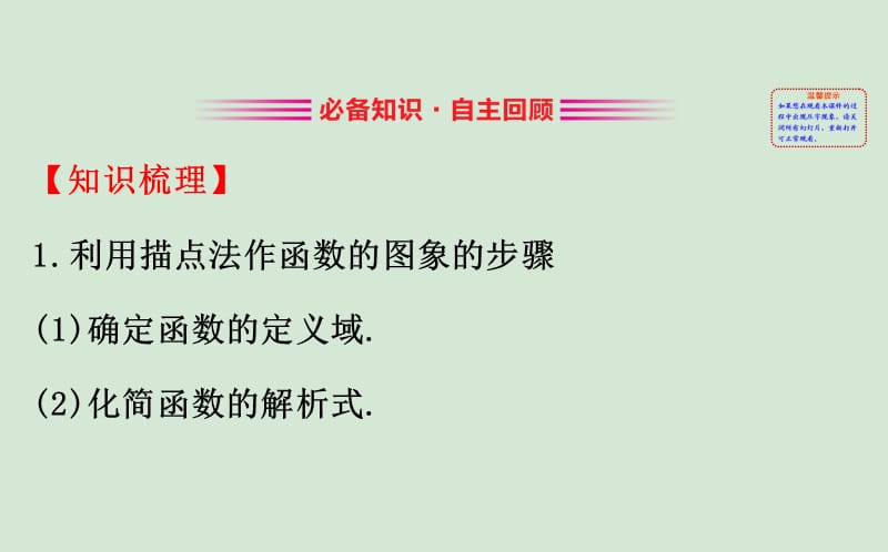 黄冈名师2020版高考数学大一轮复习2.7函数的图象课件理新人教A版.ppt_第3页