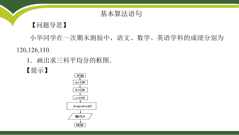 2020版数学人教A版必修3课件：1.2.1 输入语句、输出语句和赋值语句2 .pdf_第3页