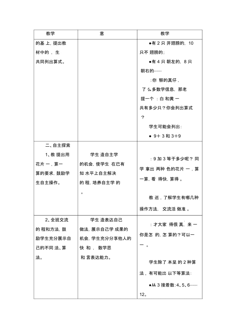 一年级上册数学教案-第8单元《20以内的加法》(9加几)｜冀教版(2014秋).docx_第2页