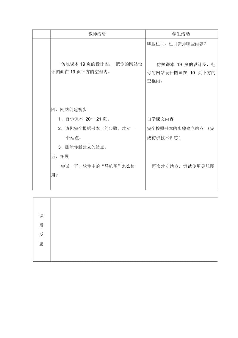 六年级上信息技术教案-建立个人站点广科版.docx_第2页