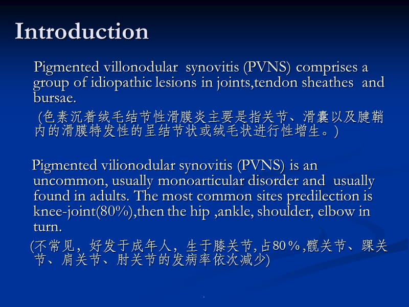 色素沉着绒毛结节性滑膜炎的MRI表现.ppt_第2页