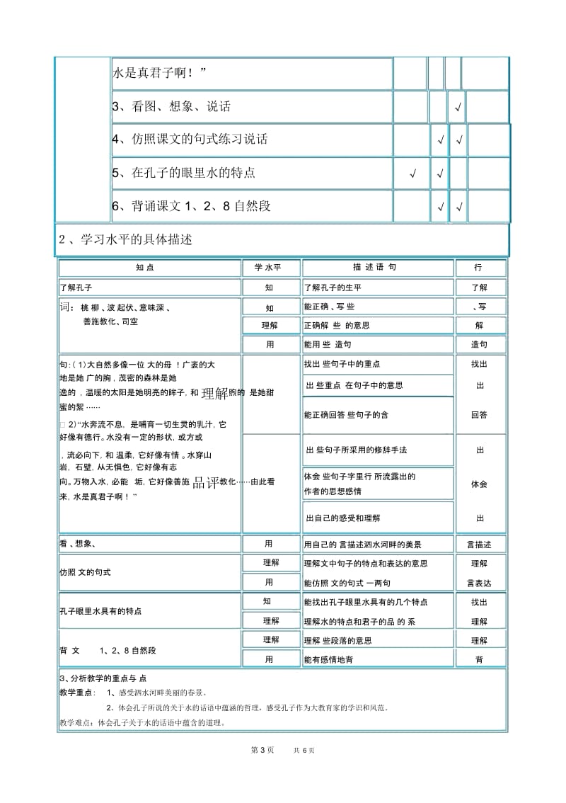 苏教版小学语文第12册《孔子游春》(第二课时)多媒体教学设计方案.docx_第3页