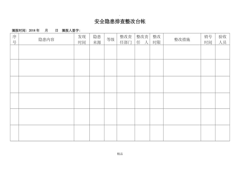 安全隐患排查治理台账.doc_第2页