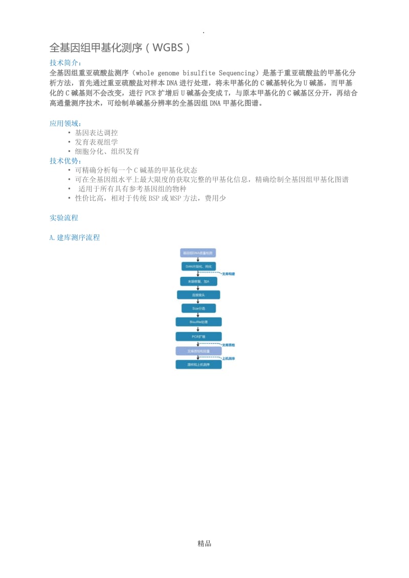 全基因组甲基化测序(WGBS).doc_第1页