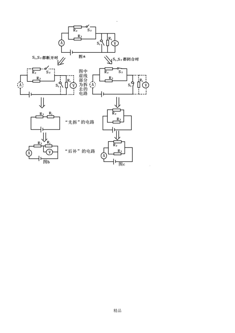 初二物理电路和电路图练习题1[1].doc_第2页