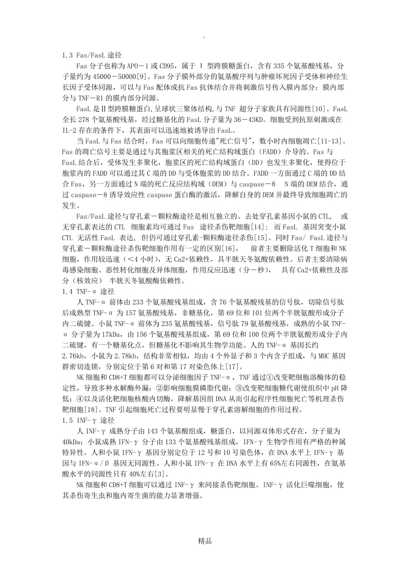 NK细胞和CD8+T细胞对靶细胞杀伤机制的异同.doc_第3页