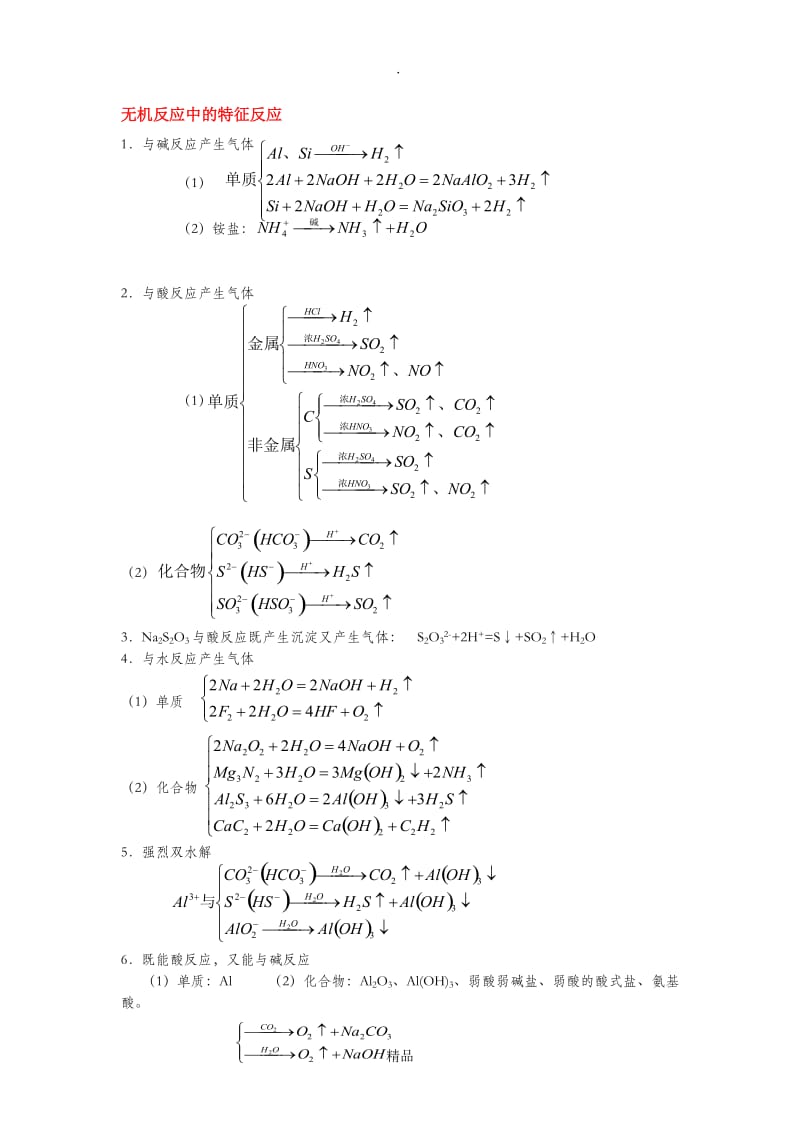 高中化学的几种特征反应.doc_第1页