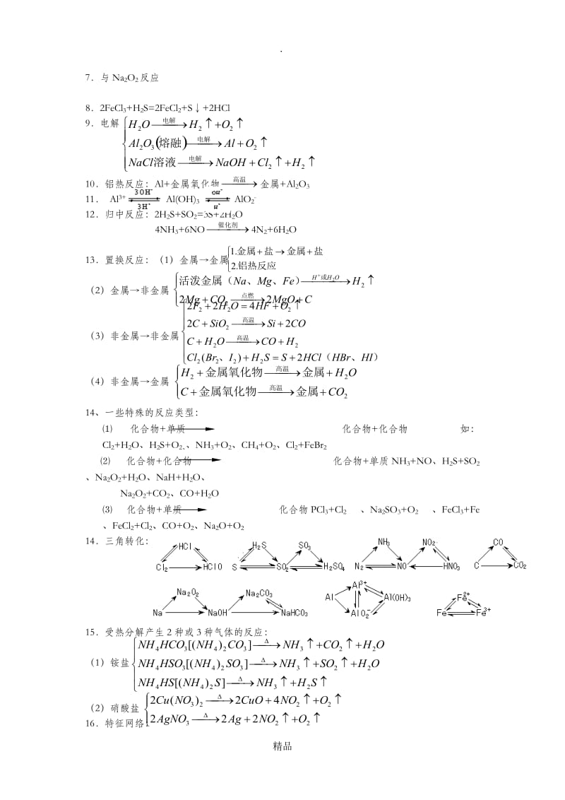 高中化学的几种特征反应.doc_第2页