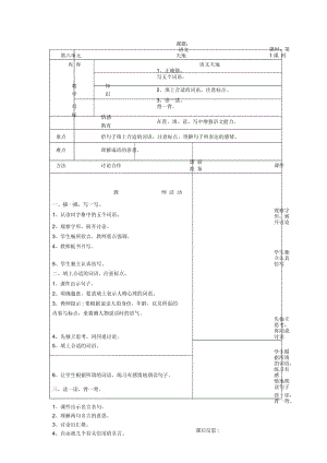 二年级下语文教学设计-语文天地(六)北师大版.docx