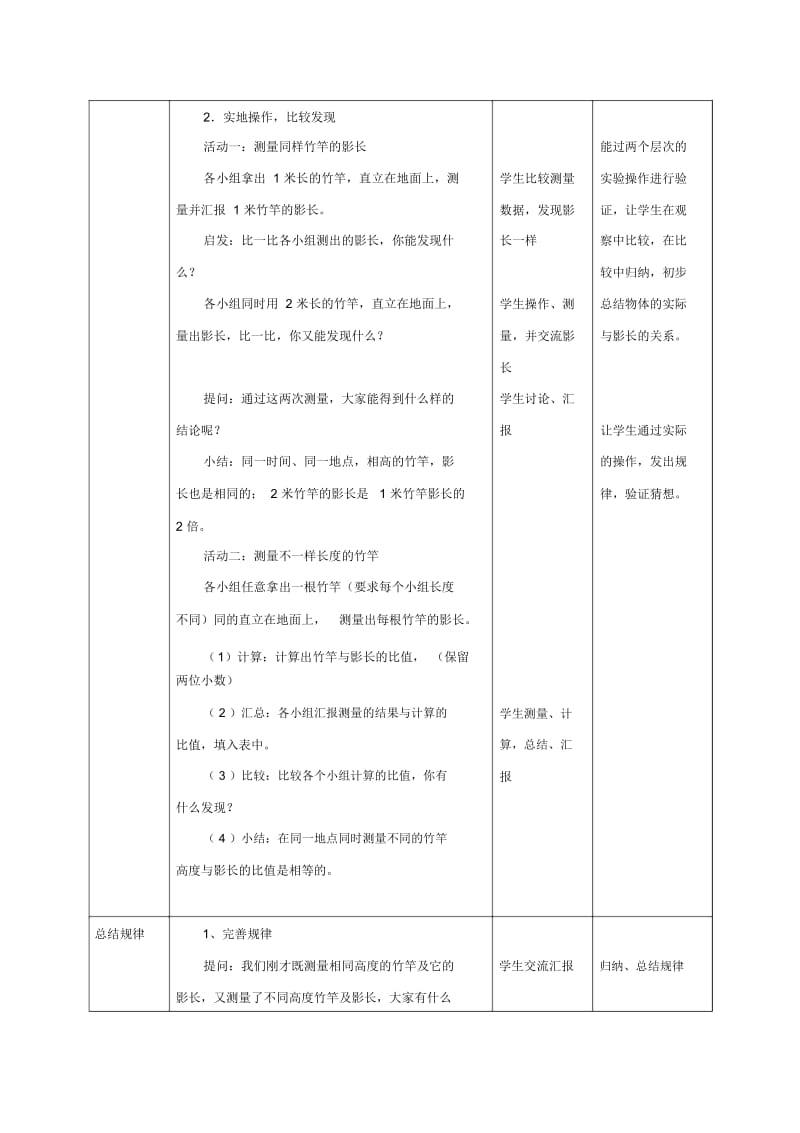 六年级下册数学教案-6.6大树有多高苏教版(2014秋).docx_第2页