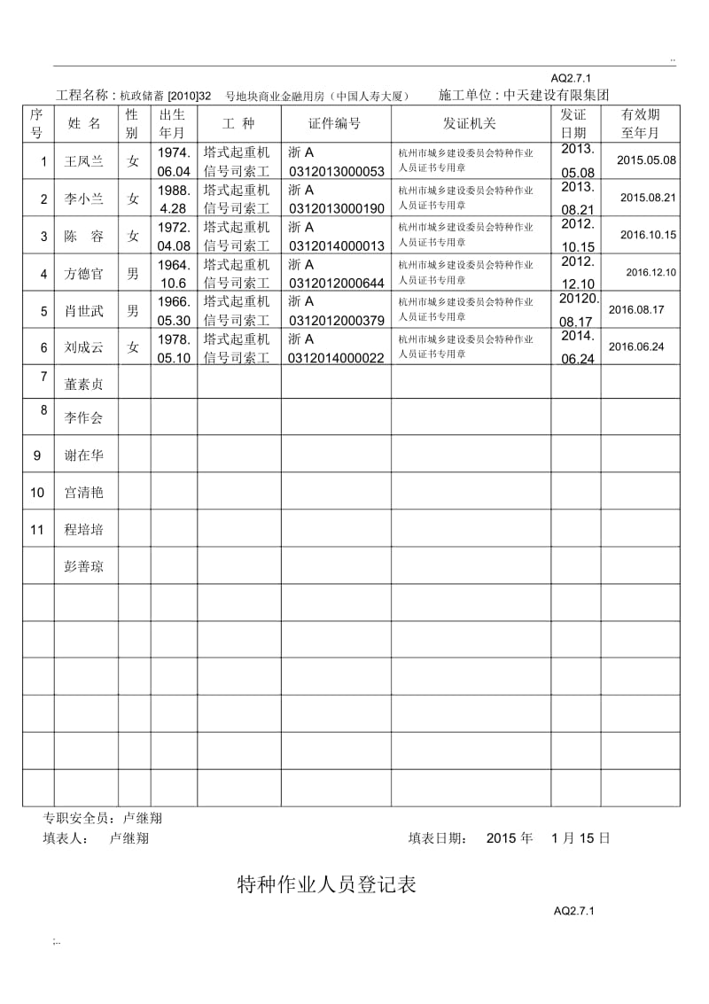 特种作业人员登记表.docx_第3页