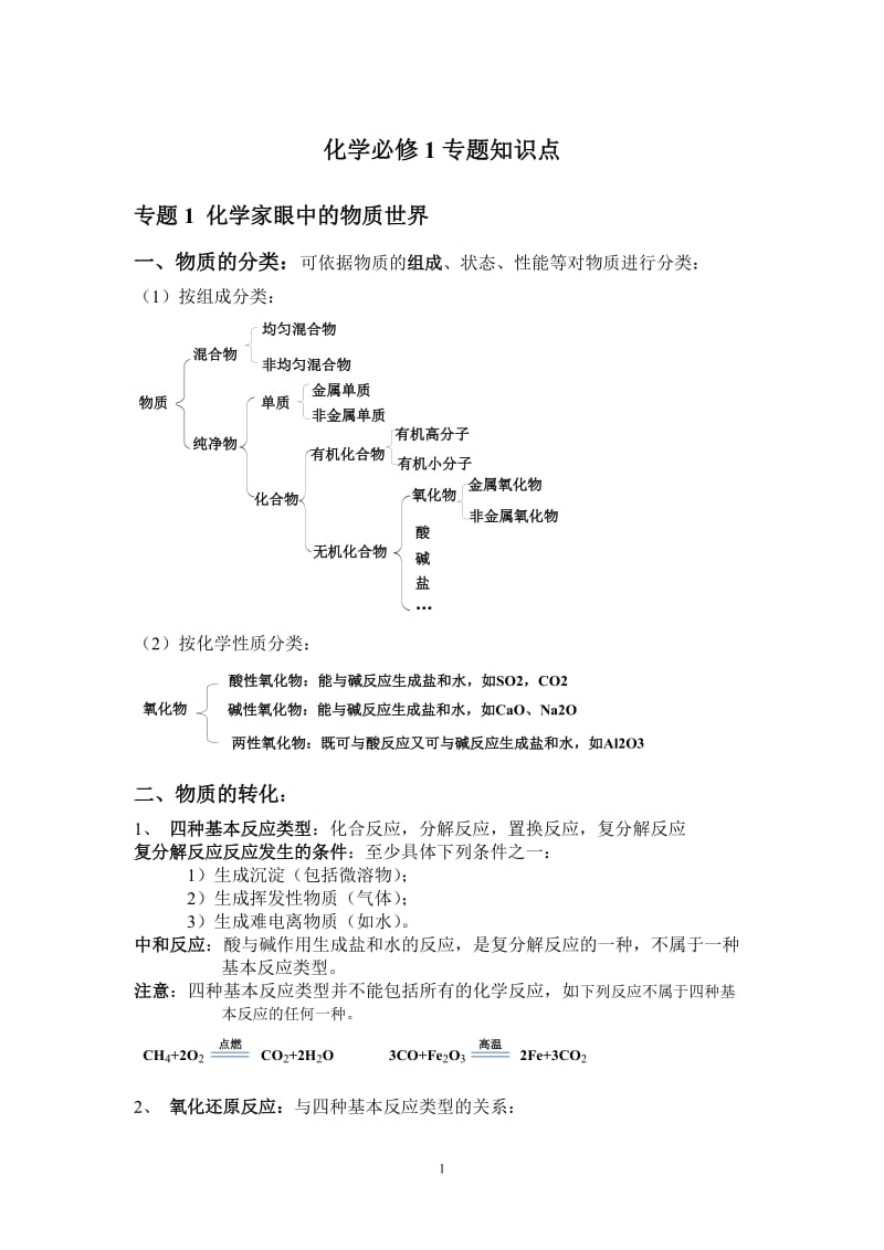 高考复习 化学必修知识点.doc_第1页