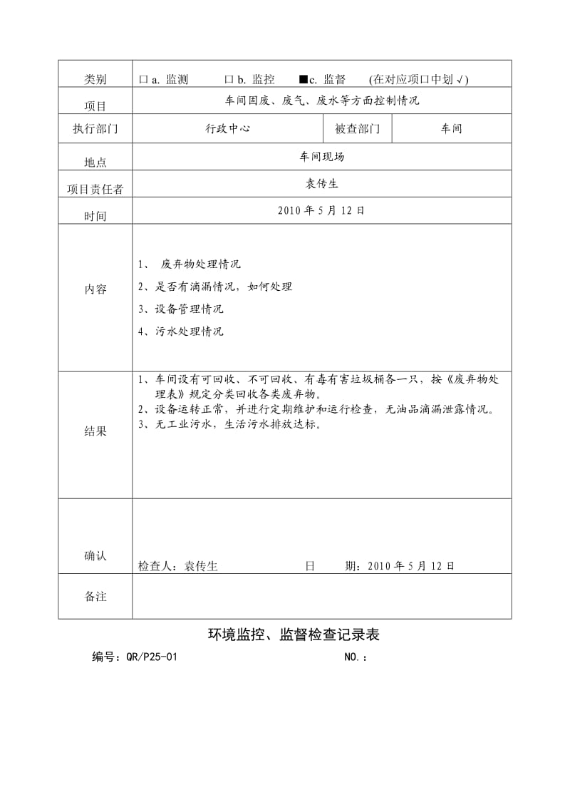 环境表格模板 1环境监测、监控、监督记录表.doc_第3页