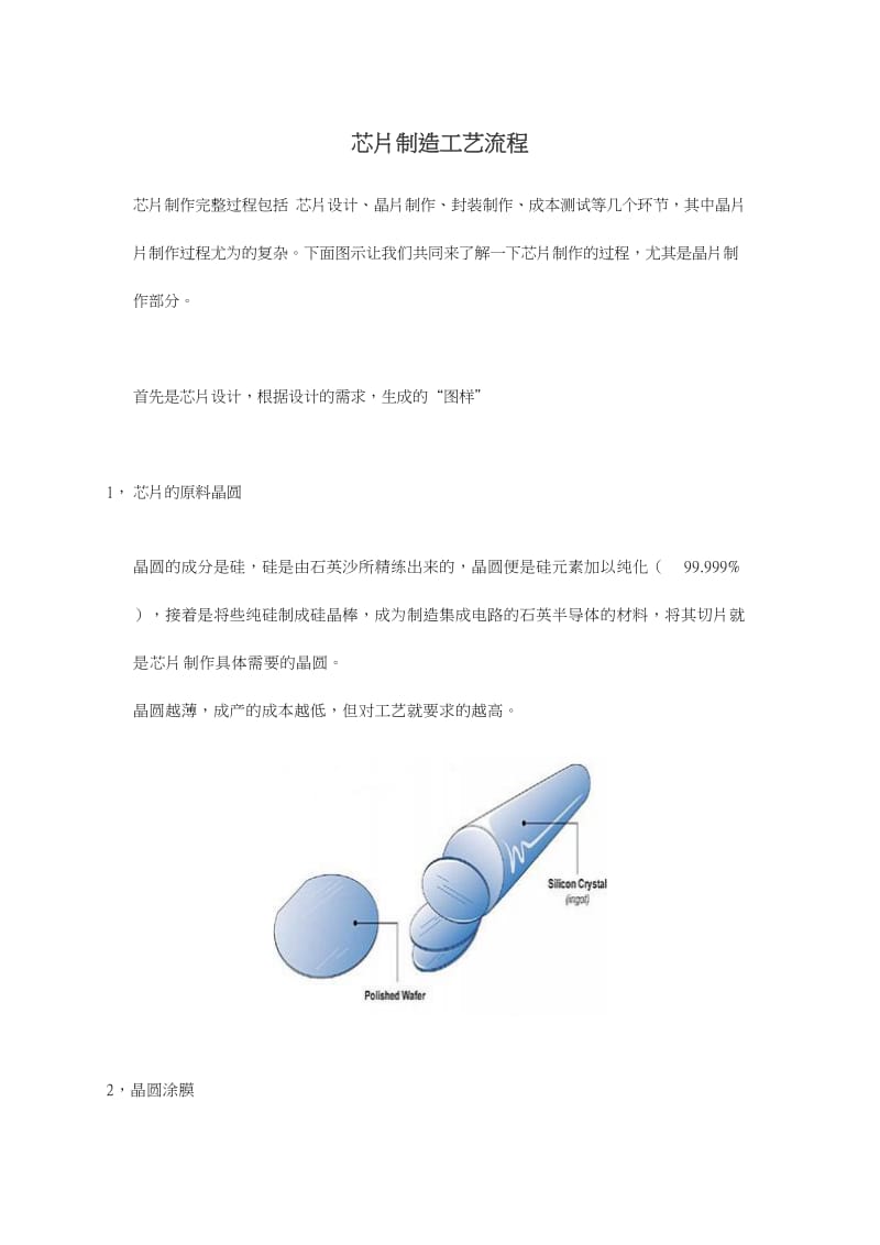 芯片制造工艺流程.doc_第1页