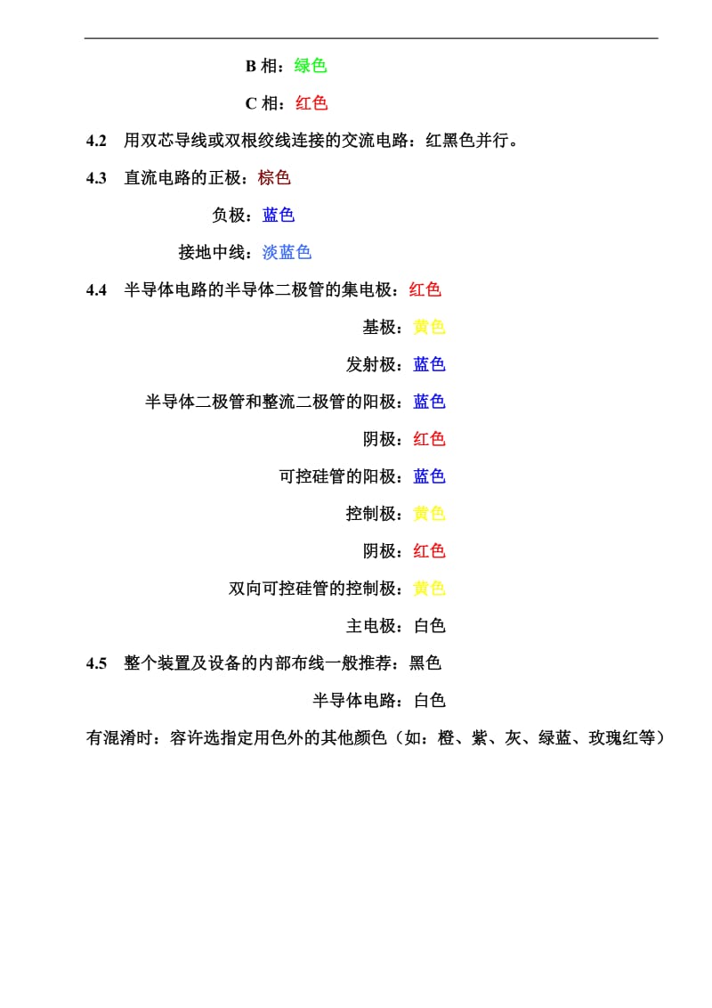 导线颜色的国标(中国);.docx_第2页