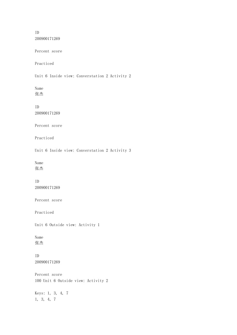 新标准大学英语视听说教程1UNIT6答案.doc_第2页