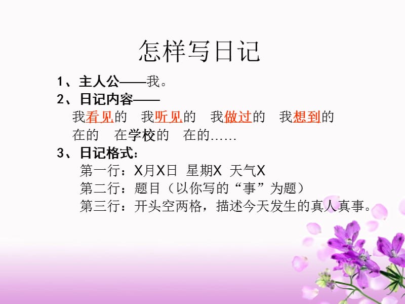 上课教学怎样写日记.ppt_第1页