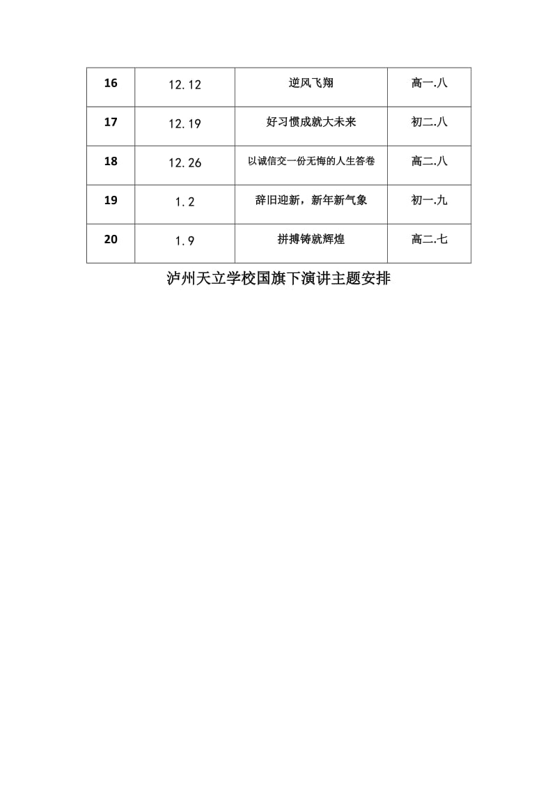 2016秋国旗下演讲主题安排.doc_第2页