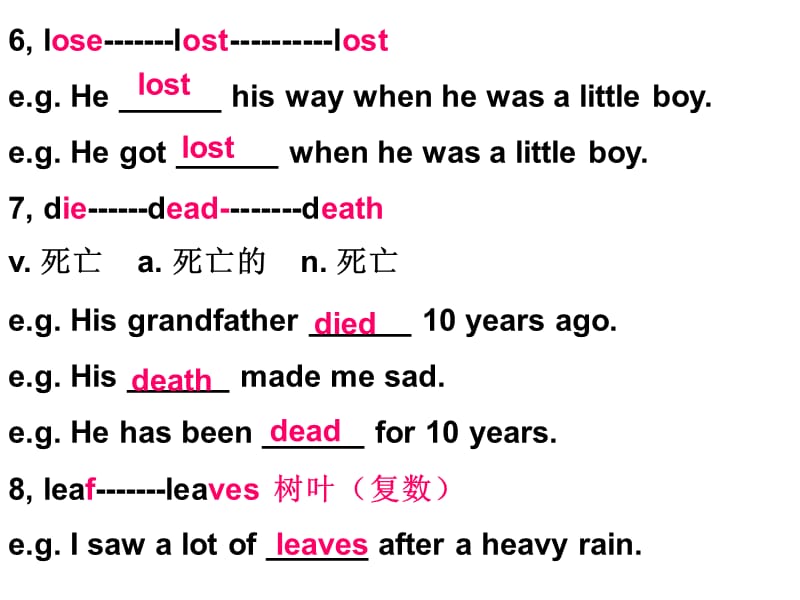 上海牛津英语六年级第二学期笔记U10笔记.ppt_第2页