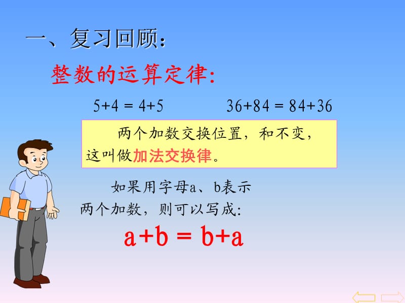 人教版小学数学四年级下册整数加法运算定律推广到小数(例4).ppt_第2页