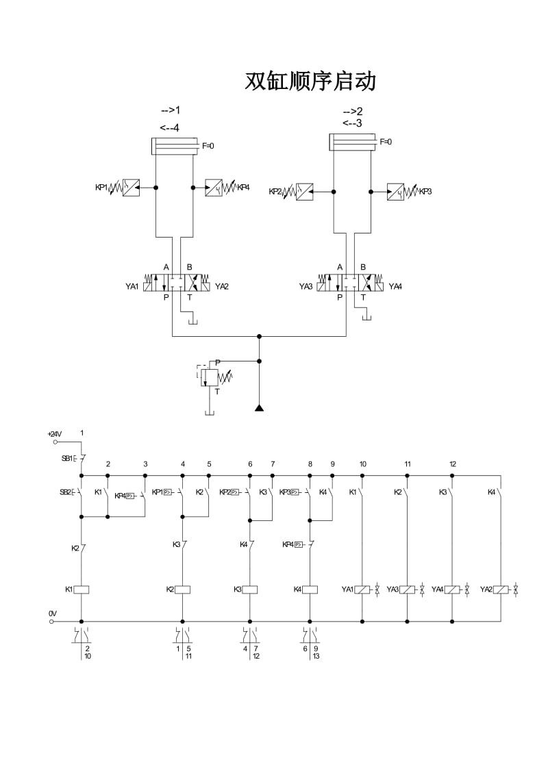 液压控制油路电路图.doc_第1页