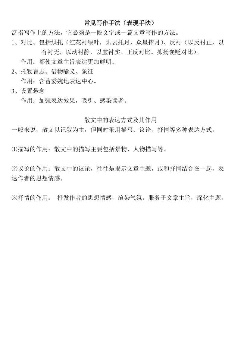 初中学生常见常见修辞手法及答题格式;.docx_第2页