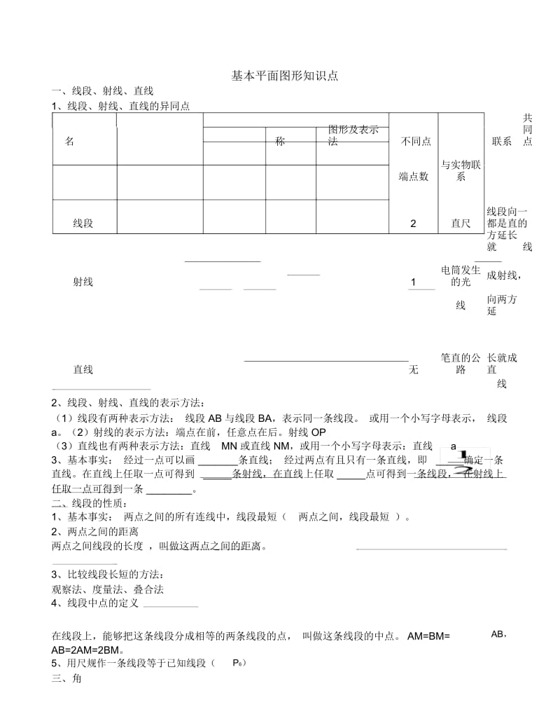 基本平面图形知识点.docx_第1页