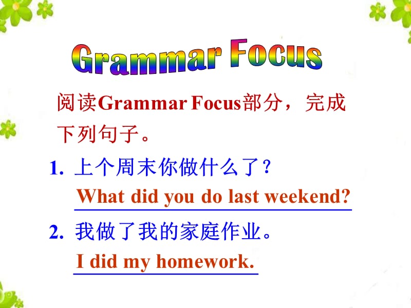 七年级下Unit12 Section A Grammar-3b课件.ppt_第3页